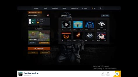 How to join/resign a Clan in Combat Online .